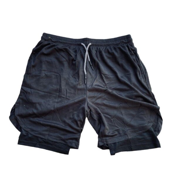 Short noir pour homme – Confortable et stylé, idéal pour les activités sportives, les sorties décontractées ou les journées ensoleillées.