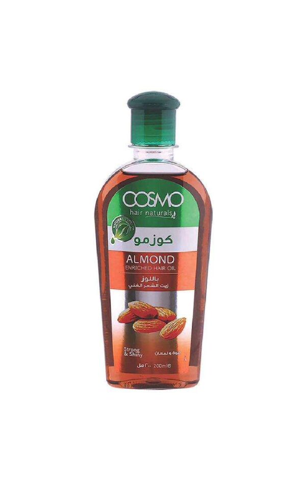 Cosmo Almond Enriched Hair Oil 200 ml : Soin Réparateur et Hydratant pour Cheveux