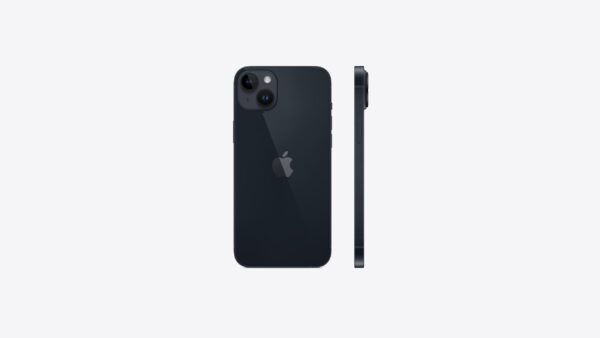 Smartphone Apple iPhone 14 Plus – 128 Go, Écran 6,7" Super Retina XDR, Design Midnight, Double Caméra 12 MP, Performances 5G et Batterie Longue Durée. – Image 2