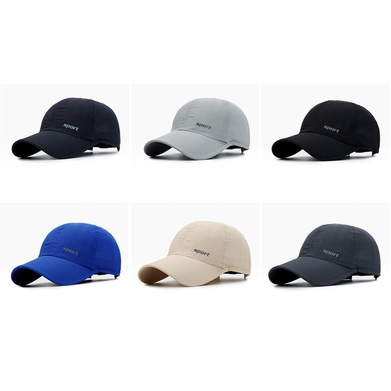 Casquette de baseball à séchage rapide pour hommes et femmes, chapeaux unisexes, chapeau de sport respirant Pure Document Snapback, chapeau de baseball Sophia, été, nouveau