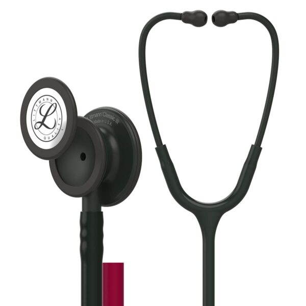 "Stéthoscope Littmann Classic Noir - Précision Acoustique et Design Sobre pour un Diagnostic Fiable" – Image 4