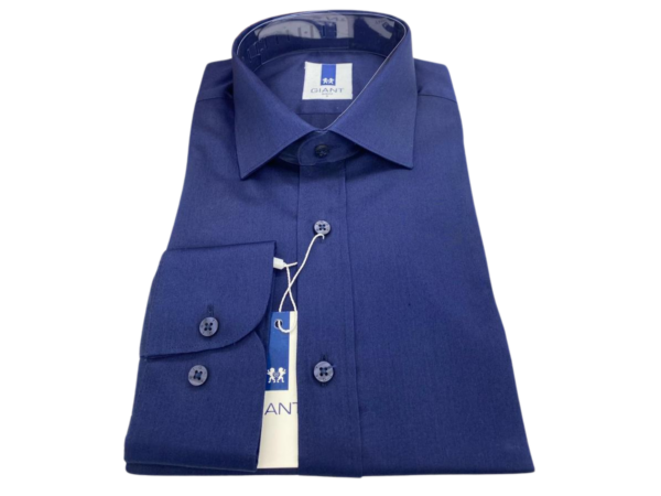 Chemise Giant Bleu Roi – Élégance Vibrante et Moderne, Coupe Ajustée et Tissu Confortable, Parfaite pour Tenues Formelles et décontractées.