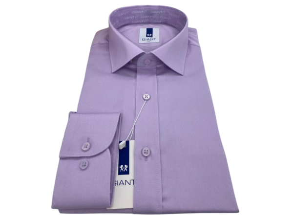 Chemise Giant Mauve – Élégance Subtile et Originalité, Coupe Moderne et Tissu Confortable, Idéale pour Les Looks Décontractés et les Occasions Spéciales.