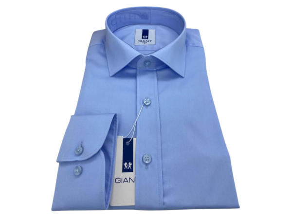 Chemise Giant Bleu – Élégance Intemporelle, Coupe Moderne et Tissu Confortable, Idéale pour Créer des Tenues décontractées ou Habillées.