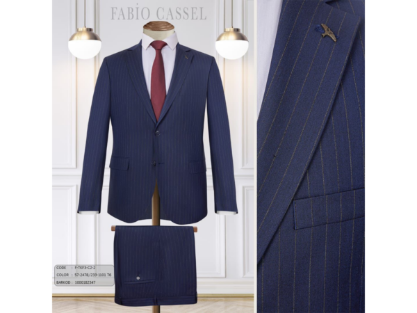 Costume Fabio Cassel – Élégance Haut de Gamme, Design Moderne pour Hommes, Tissu Premium et Coupe Ajustée, Parfait pour Mariages et Événements Formels.