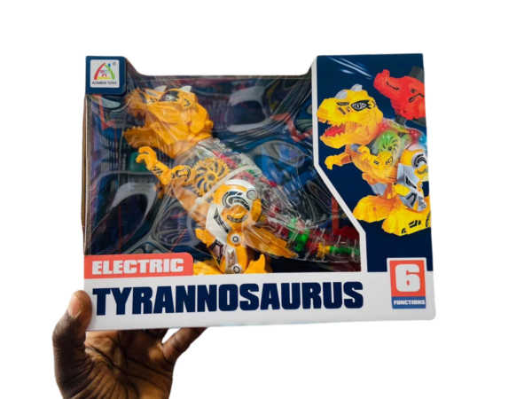 Tyrannosaure Électrique pour Enfants – Jouet Interactif avec Lumières, Sons Réalistes et Mouvements, Idéal pour Explorer l’Univers des Dinosaures.