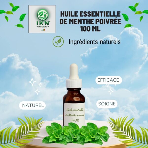 Huile essentiellle de menthe poivrée