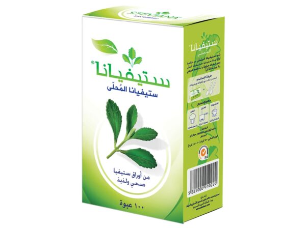 Steviana Édulcorant Naturel - Alternative Saine au Sucre - Paquet de 100 Sachets