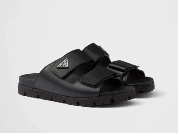 Sandales pour homme en cuir Prada - Élégance et confort du 40 au 46